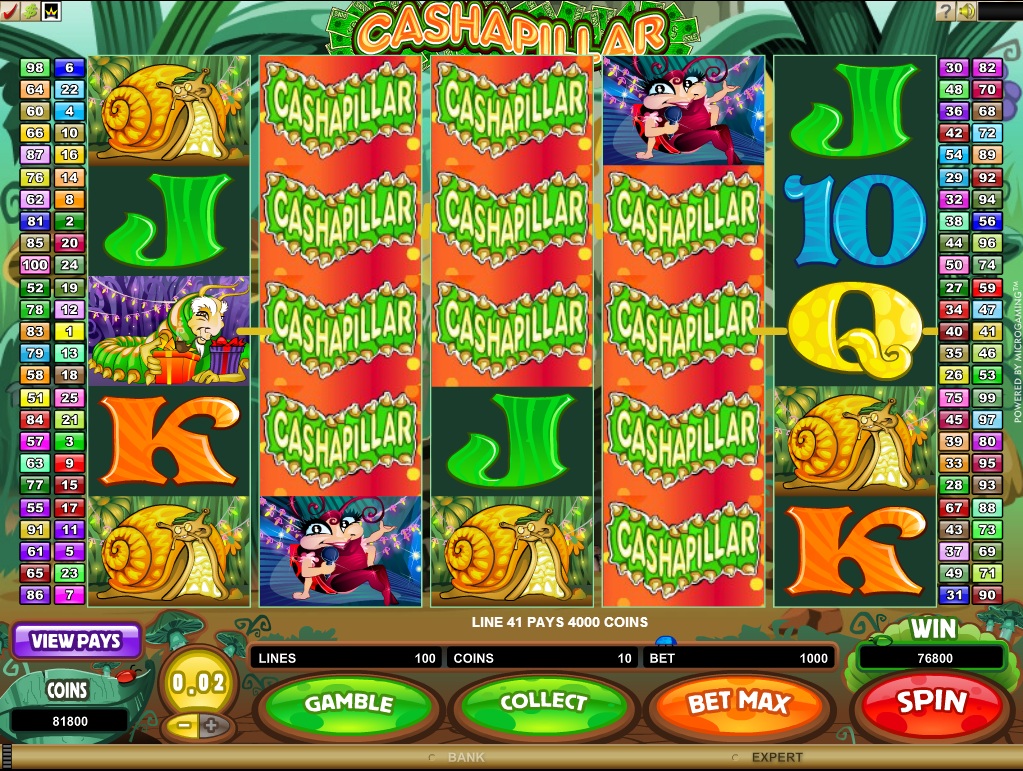 Cashapillar Slot screenshot