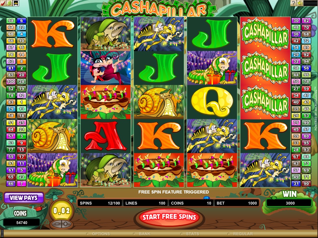 Cashapillar Slot screenshot